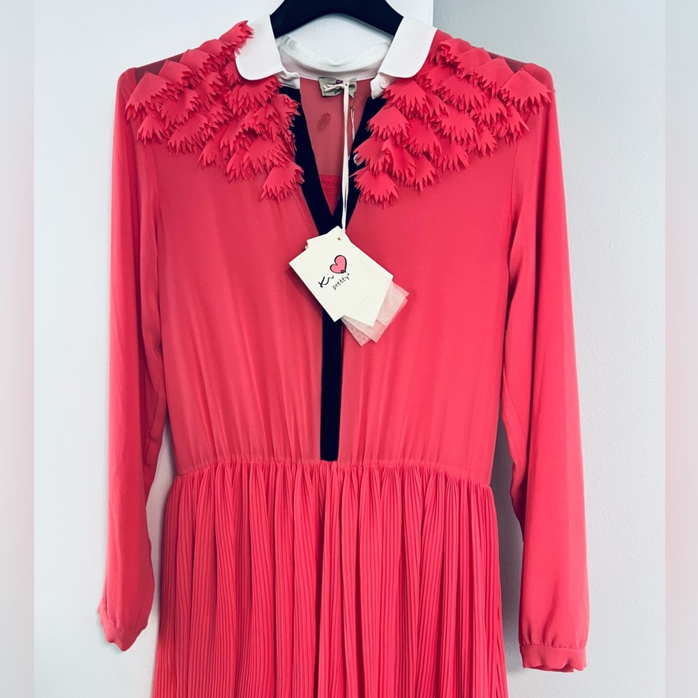 KIA Pretty***Made in Italy Pink Party Dress***Size 12 $340 - Picture 3 of 10